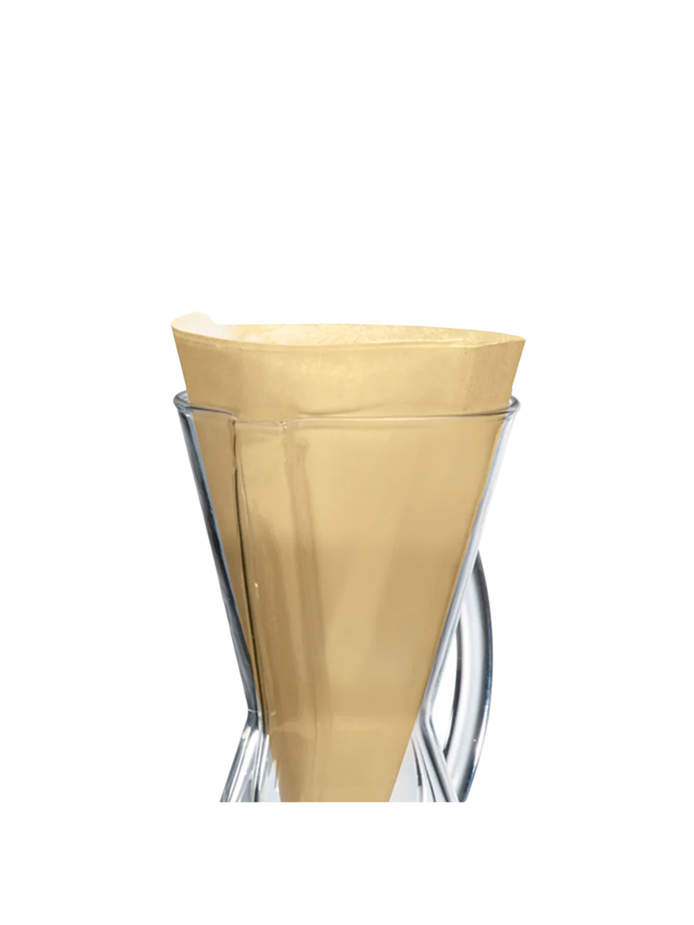 CHEMEX Natural Half Moon Filters (100-Pack)