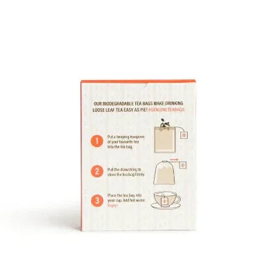 Genuine Tea Bags - Drawstring Tea Bags - Poets & Prose Coffee Roasters