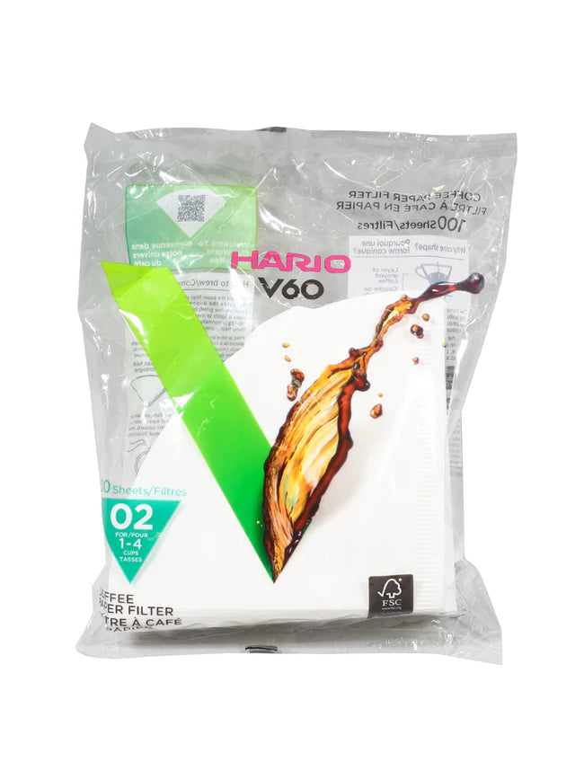HARIO V60-02 Filters (100-Pack) (Preorder for Jan 23rd)