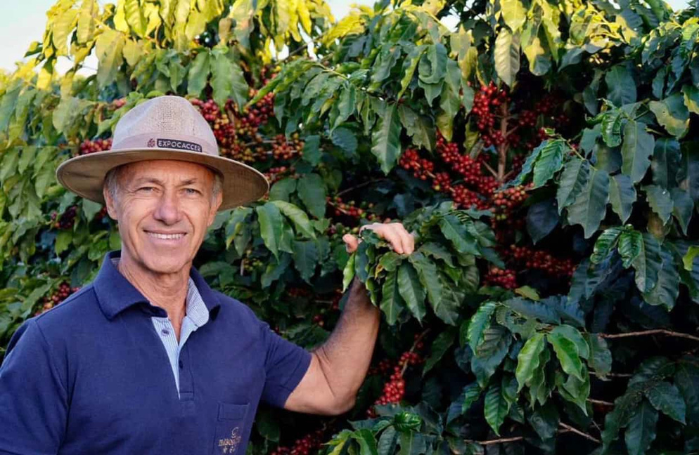Farmer at coffee farm