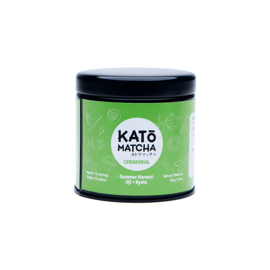 Kato Matcha container on a white background