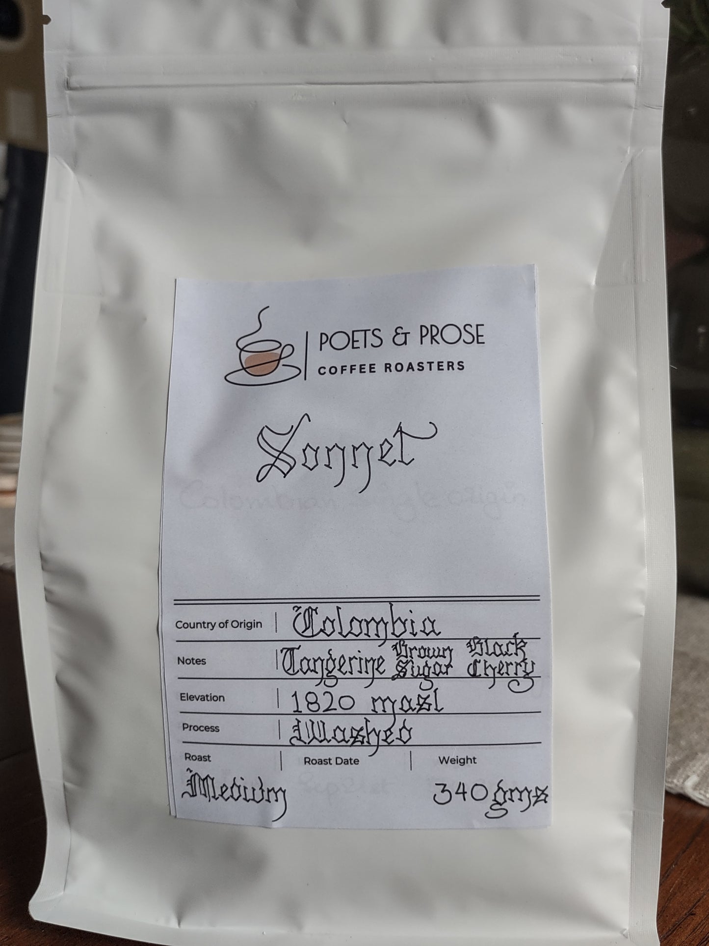 Sonnet - Colombian Single Origin (Our Top Selling Bean)