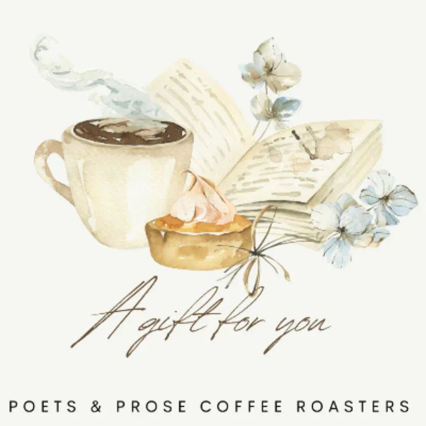 Poets & Prose Coffee Roasters E-Gift Card - Poets & Prose Coffee Roasters