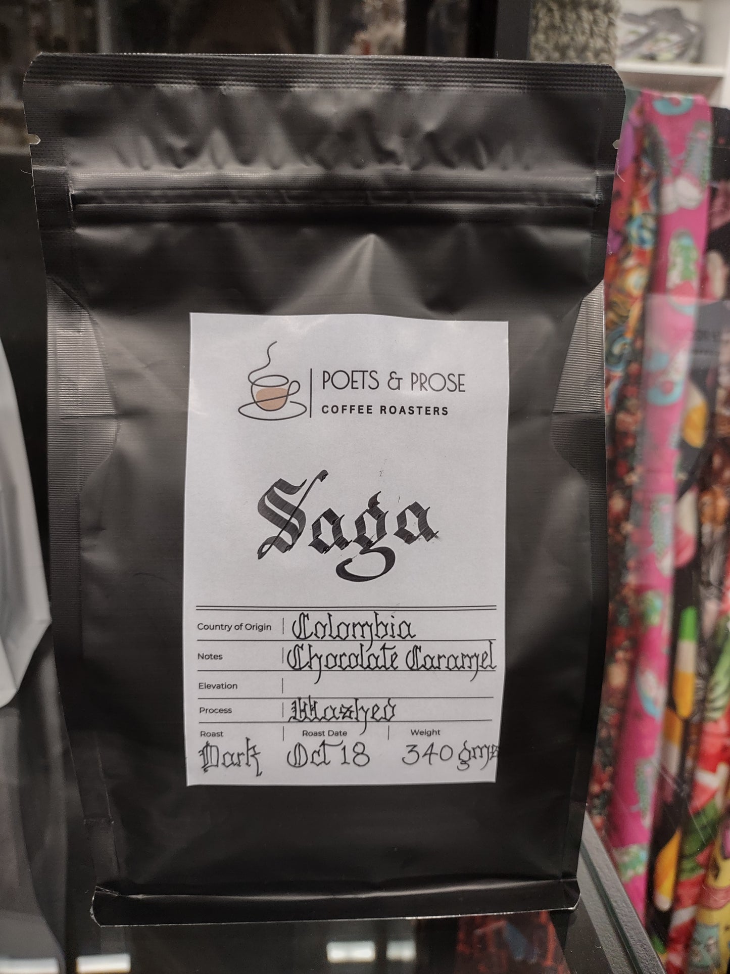 Saga - Colombian Single Origin Dark Roast