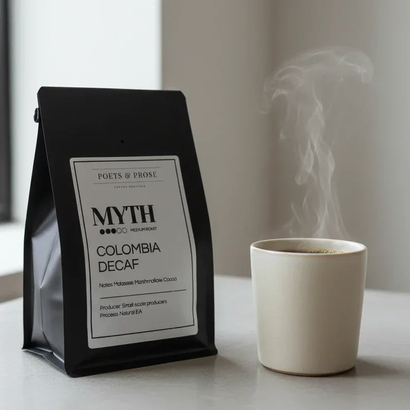 Myth - Colombia Decaf - Poets & Prose Coffee