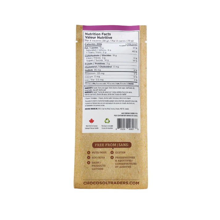 Mon Cherry D'Amour Chocosol Chocolate Bar