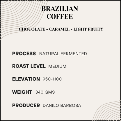 Natural fermented process, grown 1100 masl 