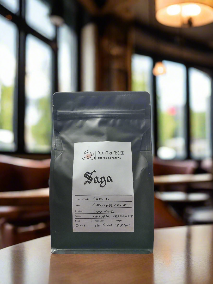 Saga 2.0 - Brazilian Single Origin Dark Roast - Order now for Dec 6