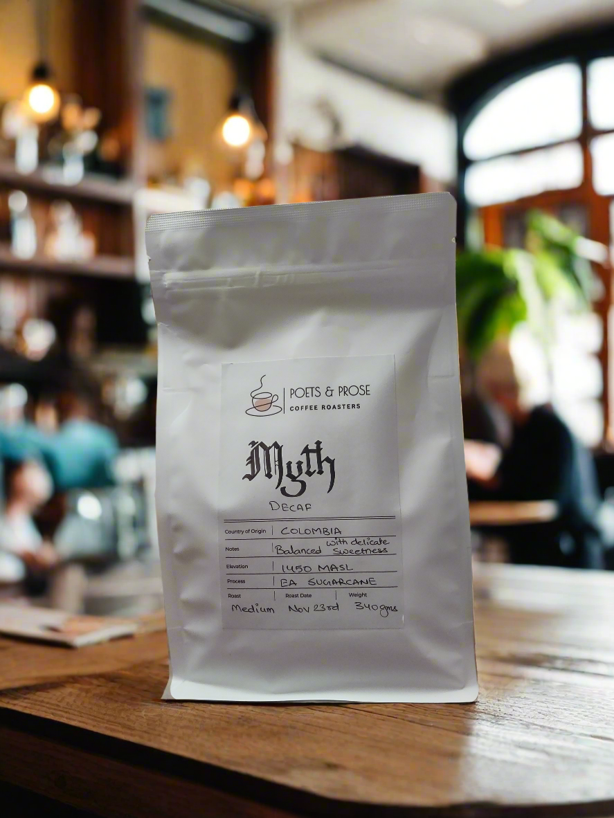 Myth - Decaf - Colombian Single Origin - Order now for Dec 6