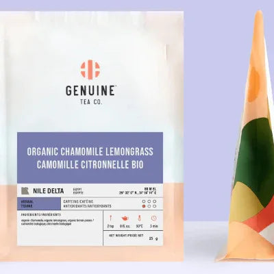 Organic Chamomile Lemongrass - Herbal Tea - Poets & Prose Coffee Roasters