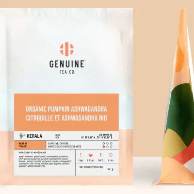 Organic Pumpkin Ashwagandha - Herbal Tea - Poets & Prose Coffee Roasters